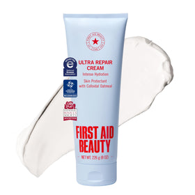 First Aid Beauty jar front view showing clean packaging and hydration benefits