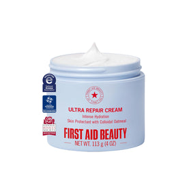 First Aid Beauty jar front view showing product packaging and quick recognition