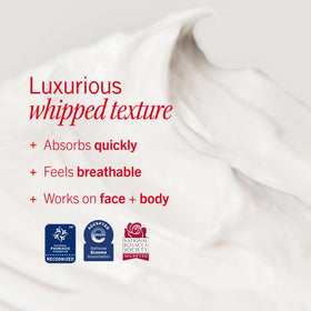 First Aid Beauty open jar swirl showing rich formula and barrier-supporting comfort