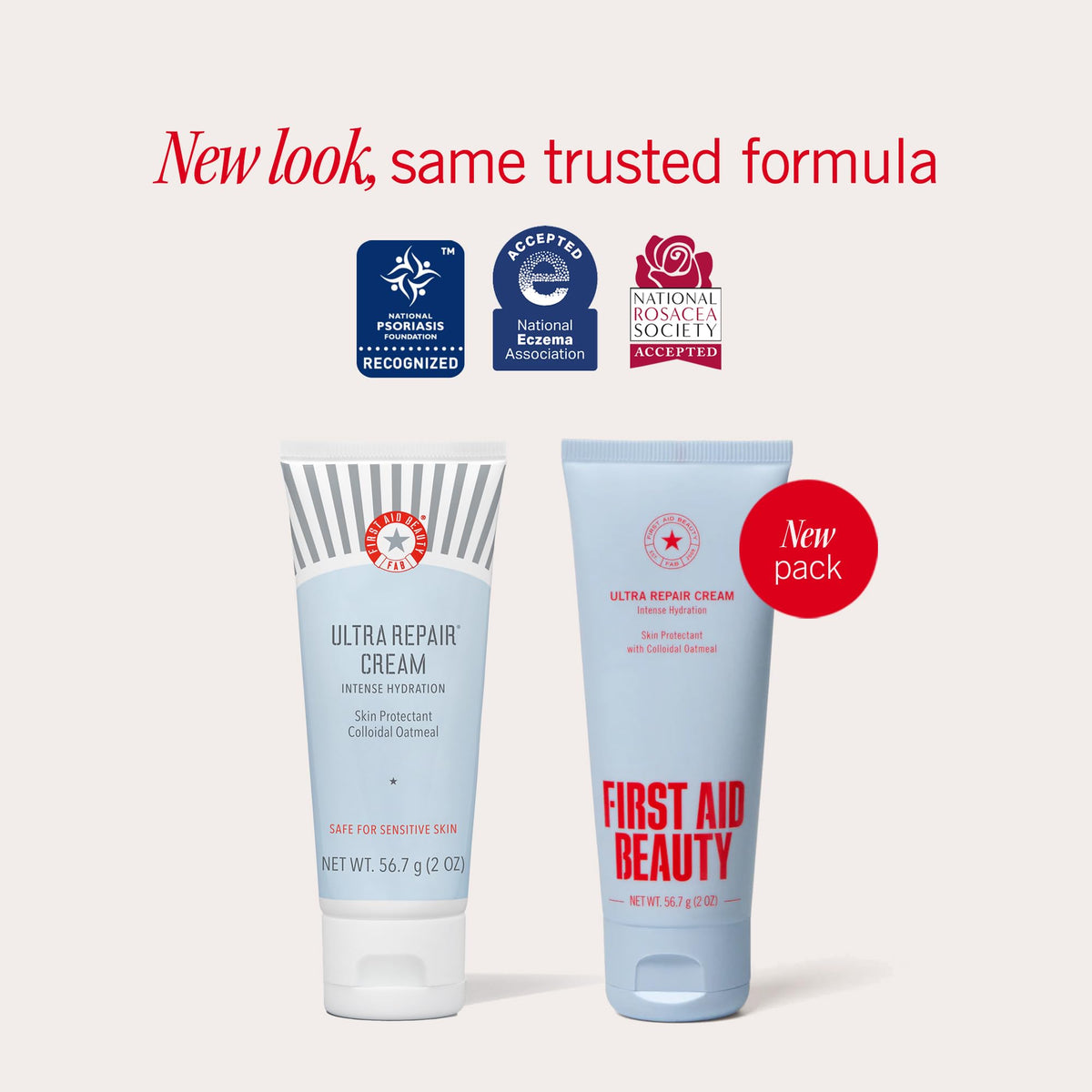 First Aid Beauty whipped cream texture close-up demonstrating fast-absorbing hydration
