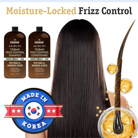 First Botany conditioner spread on brush for detangling and slip