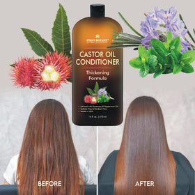 First Botany conditioner texture pouring to show creamy consistency
