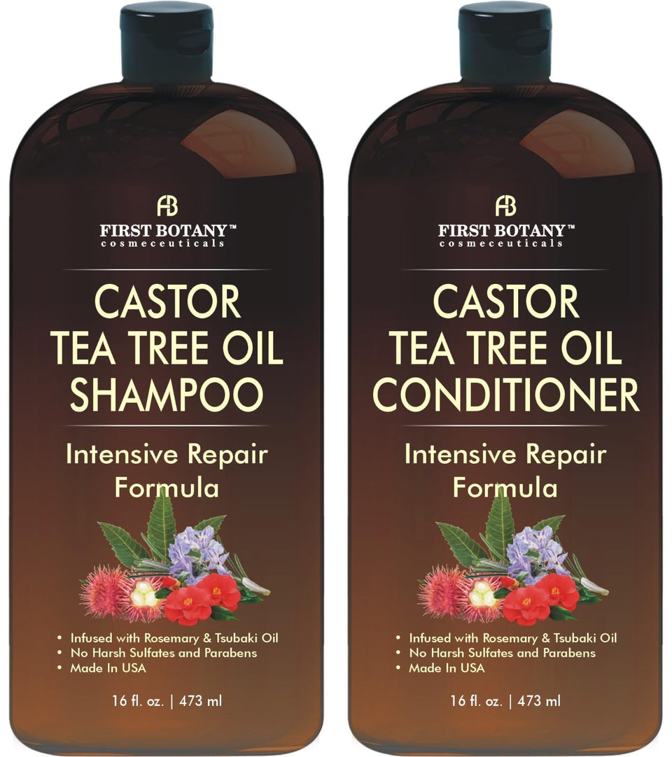 First Botany front packaging showing bottles and benefits for thicker hair