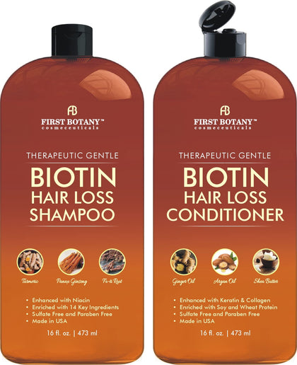 First Botany front packaging showing both bottles and benefits