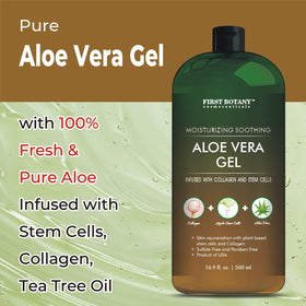 First Botany hair and scalp application showing lightweight moisture and shine