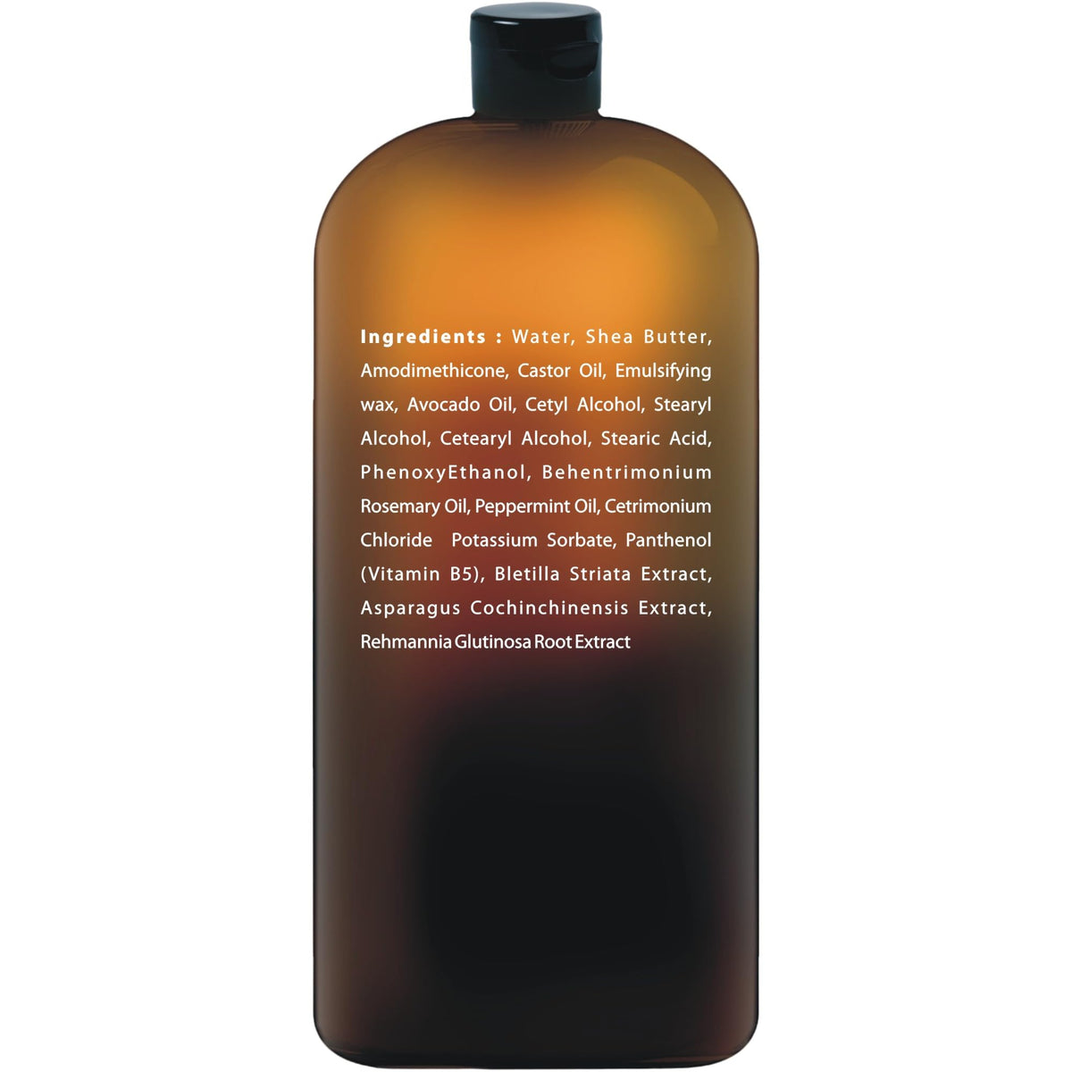 First Botany label close-up highlighting ingredients and claims