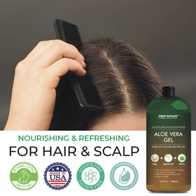 First Botany label and ingredients close-up showing natural components and benefits