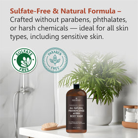 First Botany lather in hand illustrating creamy foam and gentle cleanse