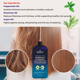 First Botany conditioner texture pouring from bottle, smooth hydration