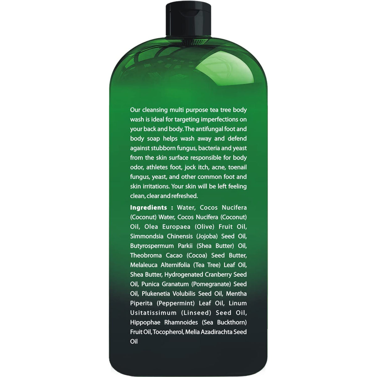 First Botany tea tree oil close-up highlighting active botanical ingredient