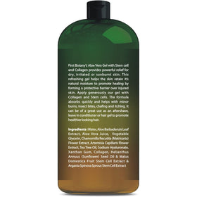 First Botany gel texture close-up highlighting smooth, fast-absorbing consistency