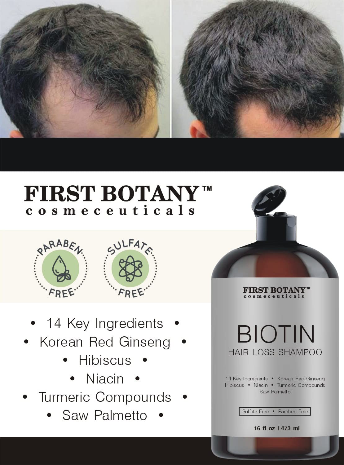 First Botany shampoo lather close-up showing creamy texture and gentle cleansing benefit