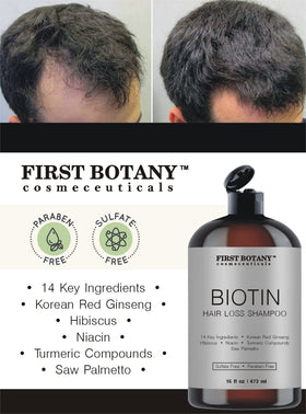 First Botany shampoo lather close-up showing creamy texture and gentle cleansing benefit