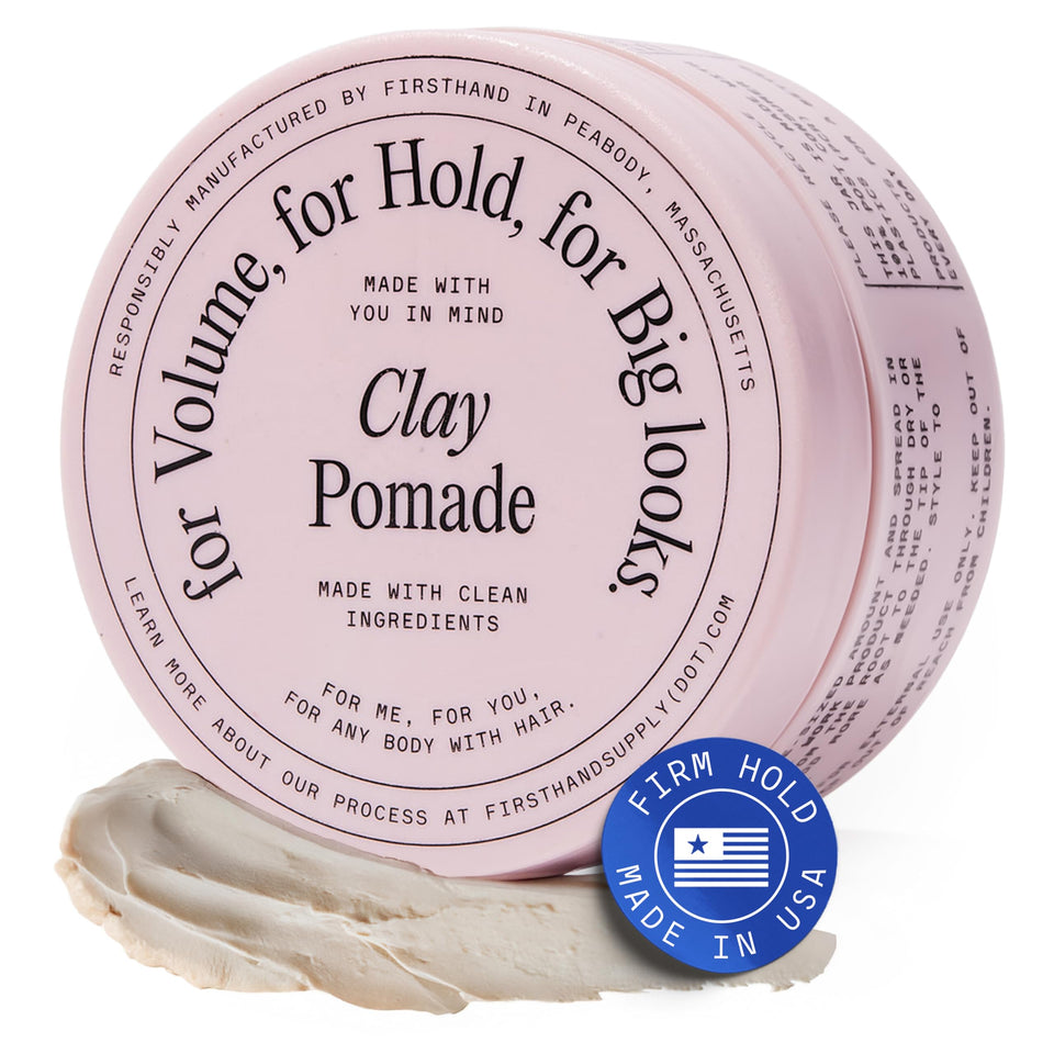 Firsthand jar front view showing clean matte packaging and brand benefit