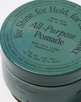 Firsthand Supply on bathroom shelf lifestyle shot showing daily grooming use