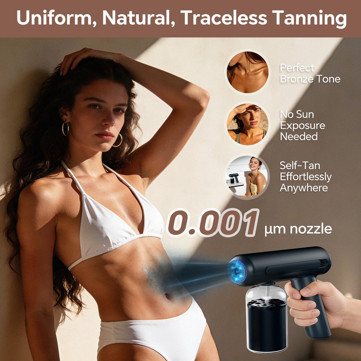 FirstTan packed in travel bag for mobile tanning convenience