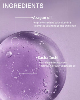 FIT YOUR SKIN smoothing serum applied to dry hair for instant frizz control and shine