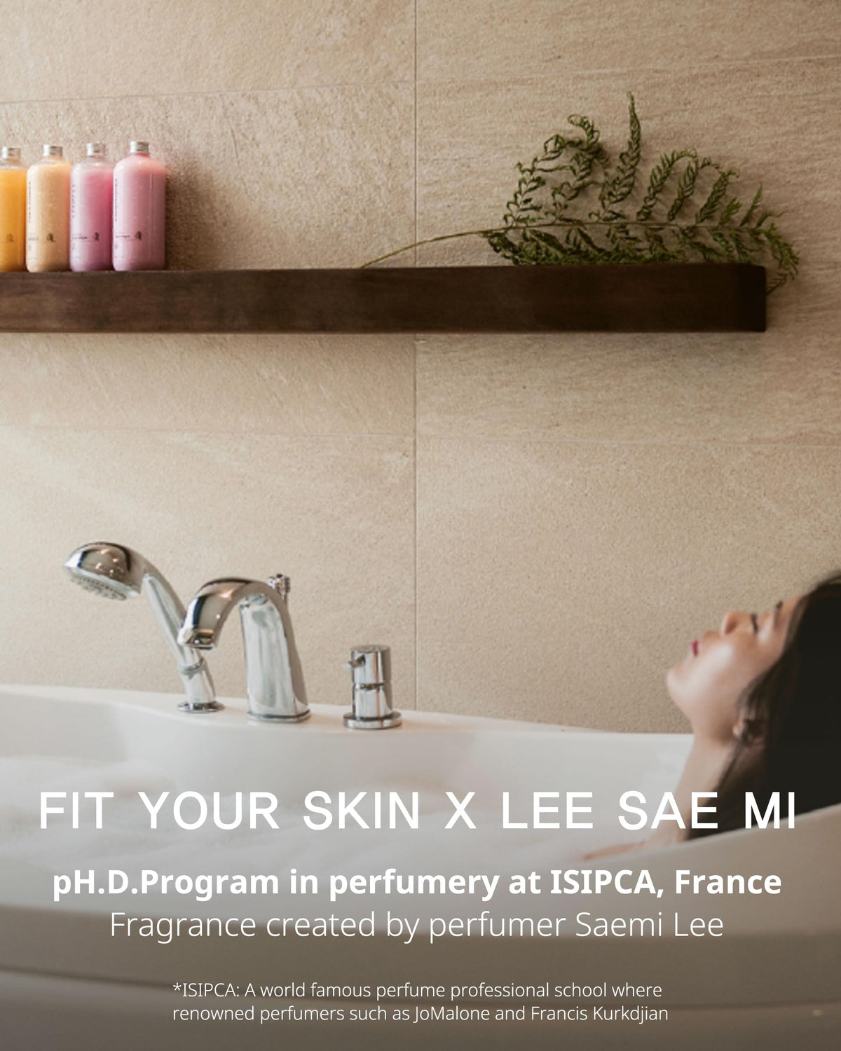 FIT YOUR SKIN bottle styled on bathroom shelf for everyday routine inspiration