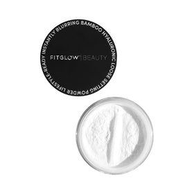 fitglow front jar showing packaging and translucent finish benefit