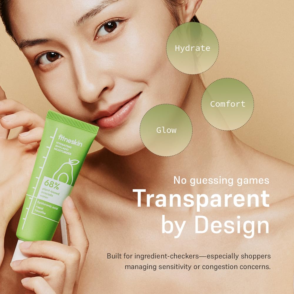 fitneskin applied on skin demonstrating dewy, non-greasy finish