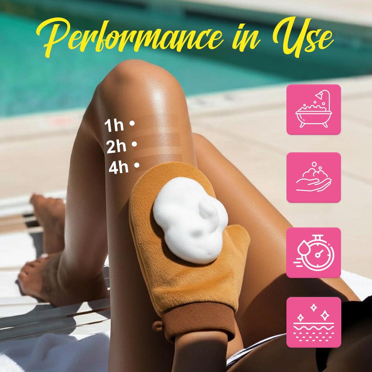 FIUMOT before and after comparison showing natural bronzing benefits