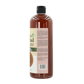 Five Brothers bottle beside a ruler to show 33.81 fl oz scale for accurate sizing