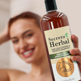 Comparison showing split ends improvement with Five Brothers for stronger looking hair