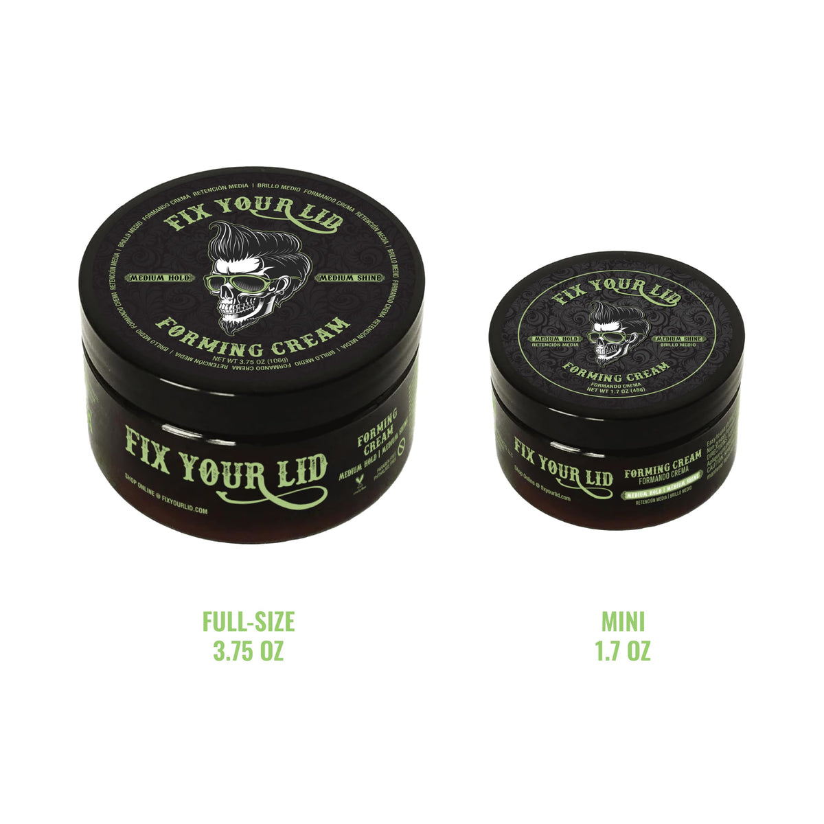 Fix Your Lid ingredient label close-up highlighting key moisturizing components