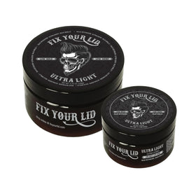 Fix Your Lid front tin showing clean branding and travel-friendly design benefit