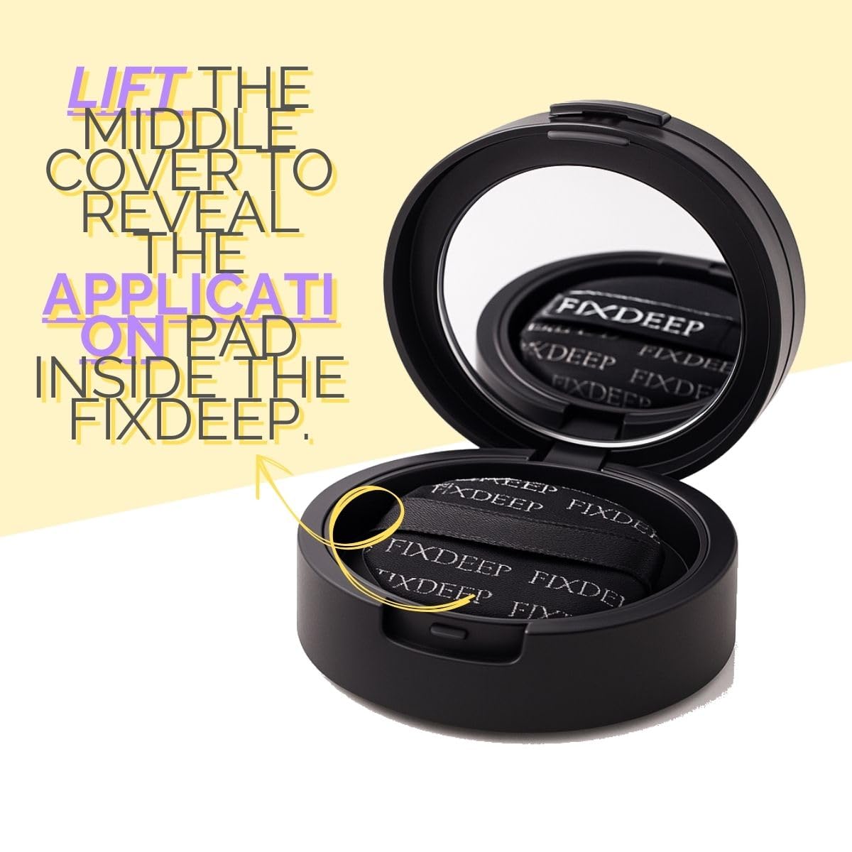Fixdeep held in hand for scale, compact kit ideal for travel convenience