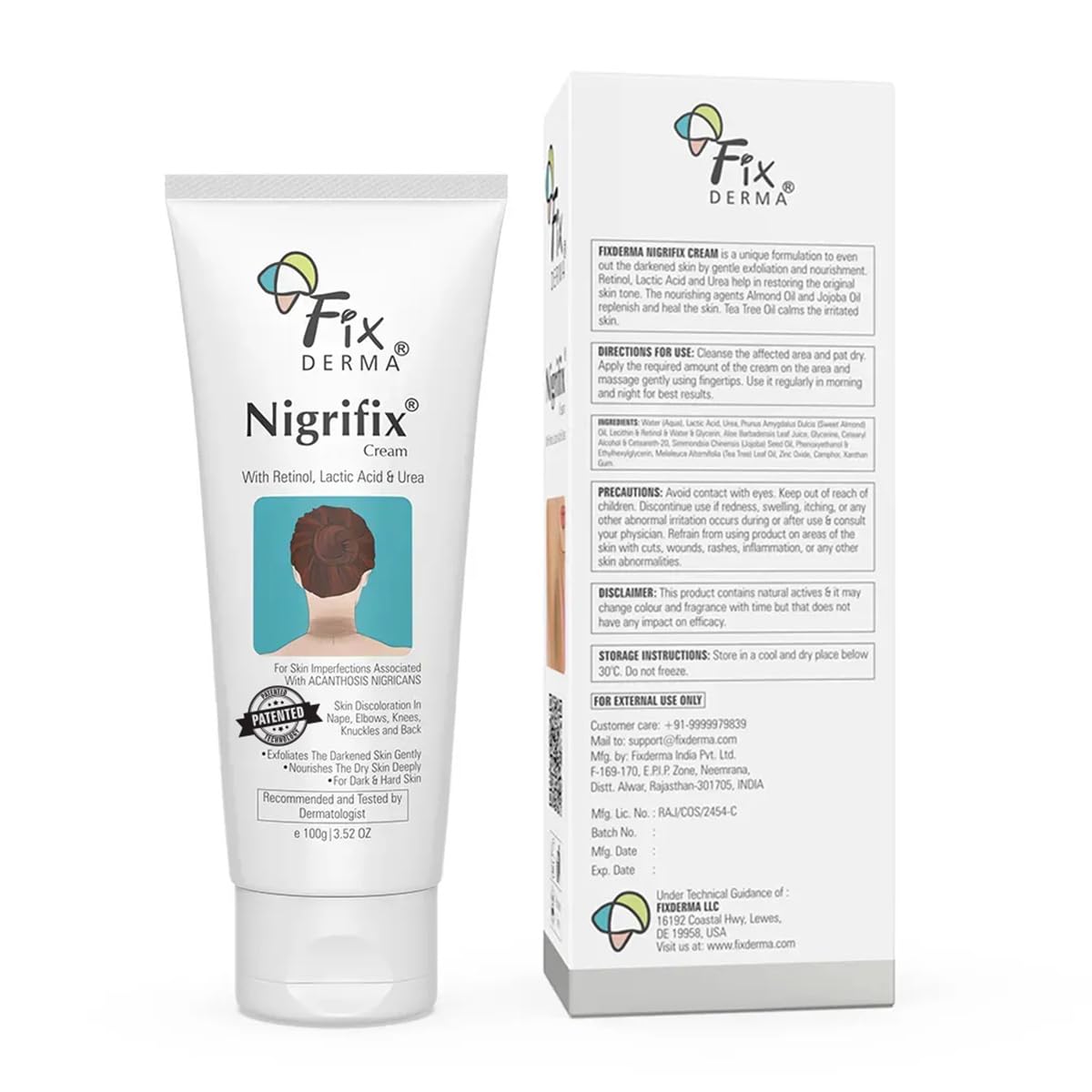 FIXDERMA displayed in bathroom setting showing daily routine convenience