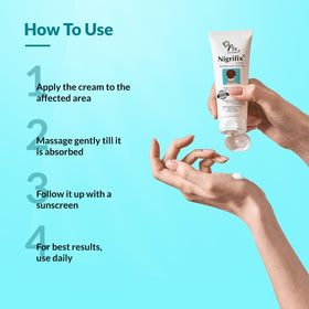 FIXDERMA next to hand illustrating compact 1.76 oz size