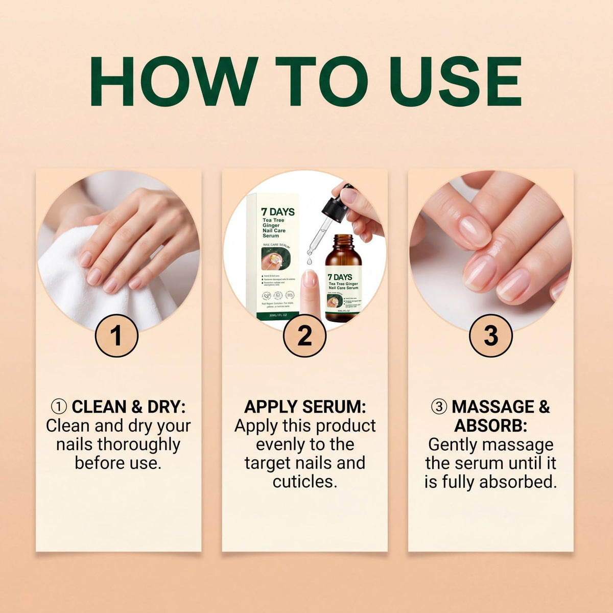 FIYADWZH applied on hand showing quick cuticle hydration benefit