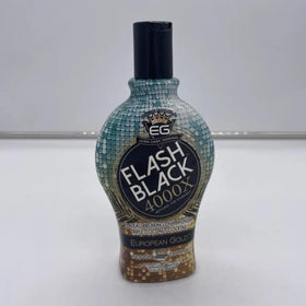 Flash Black lotion texture close-up with creamy sheen, shows moisturizing benefit