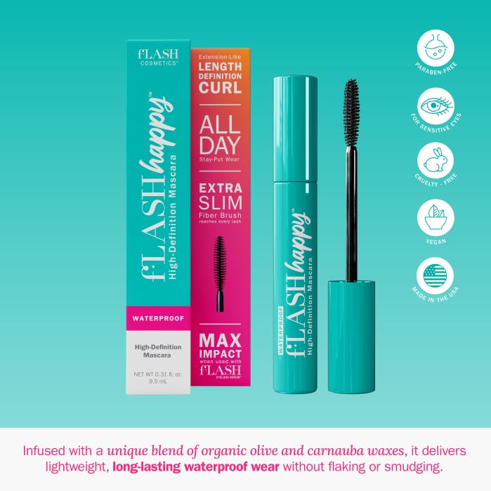 FLASHSERUM close-up of ultra-slim brush highlighting precise reach