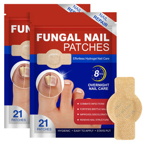 flasture front packaging showing 42-patch recovery kit and benefits