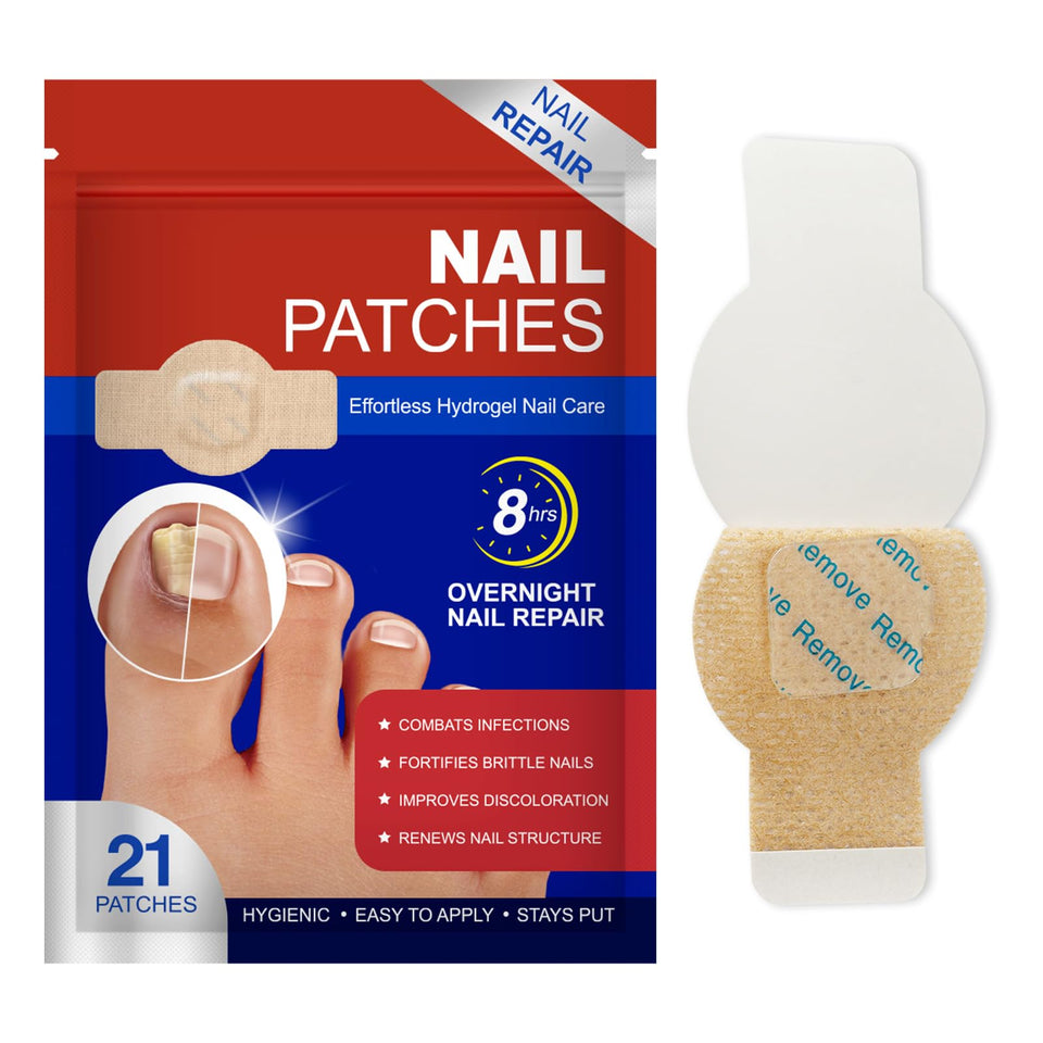 flasture front packaging showing 21 patches and benefits