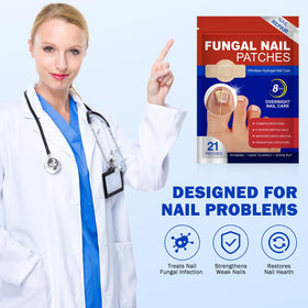 flasture bedside scene showing patch use for convenient overnight care