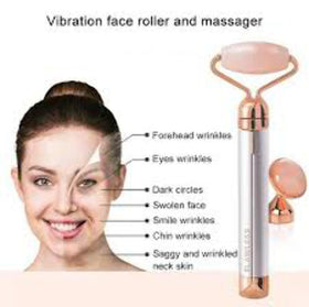 Flawless roller held in hand showing compact scale and travel-ready convenience benefit