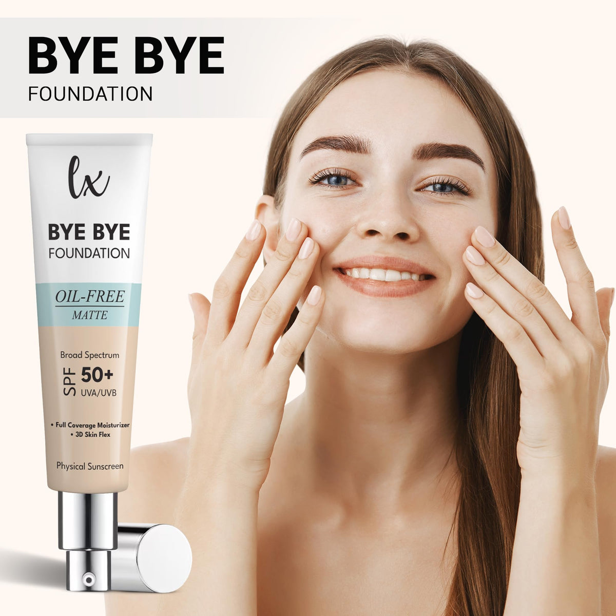 Flawless Radiance texture close-up showing smooth matte blendability benefit