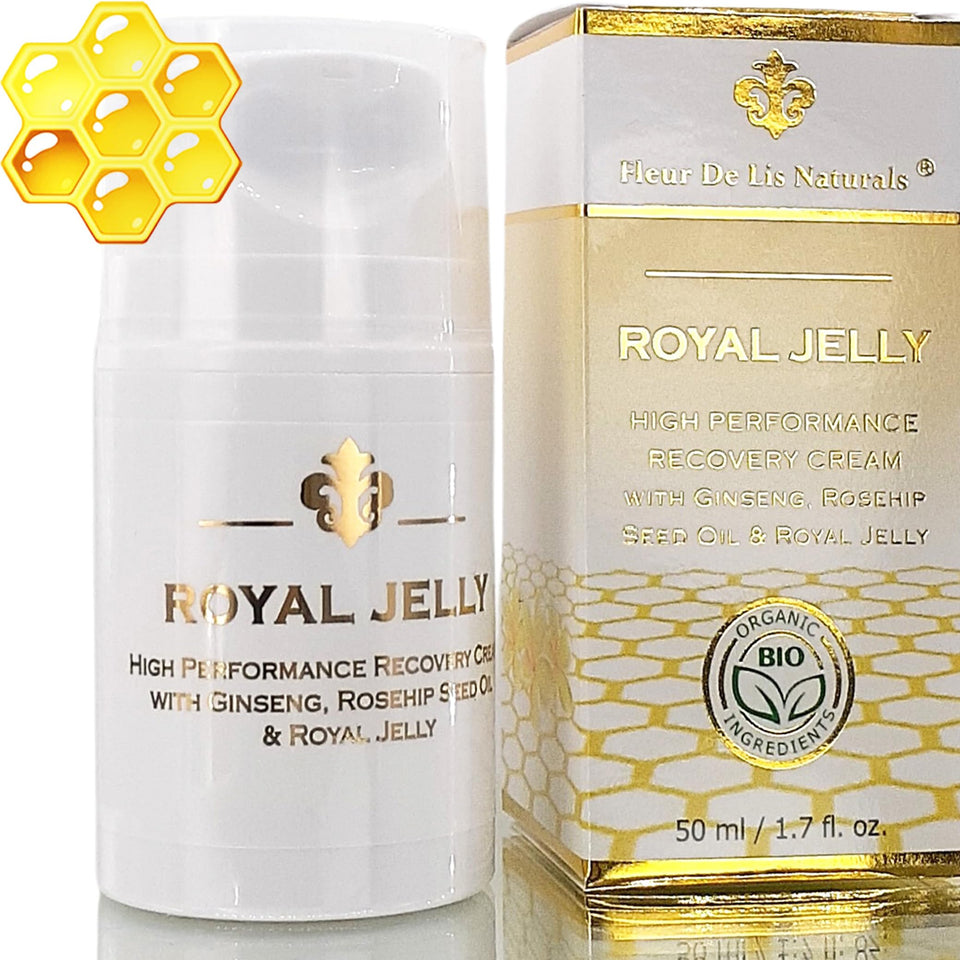 Fleur De Lis Naturals jar front view showing label and clean packaging benefit