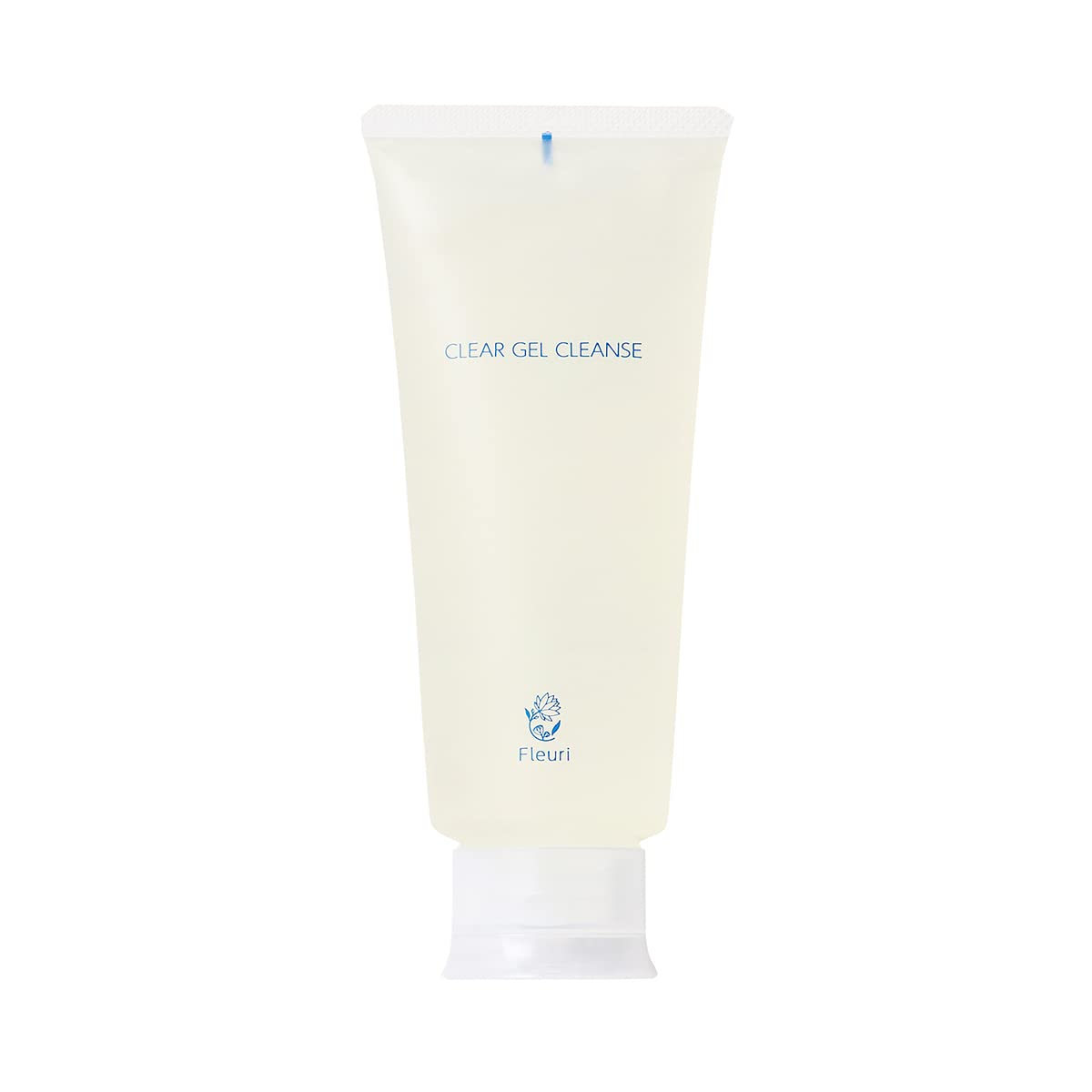 Fleuri front packaging showing clear gel cleanser and benefits