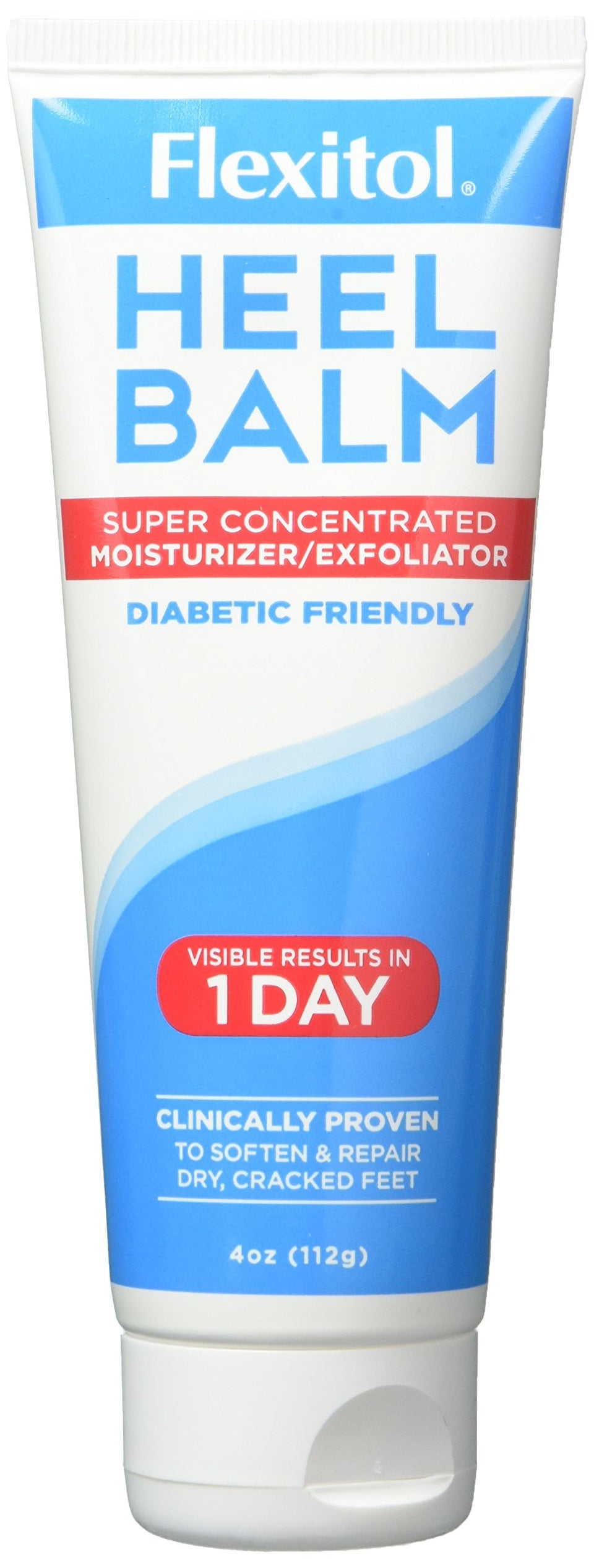 Flexitol front packaging two 4 oz tubes shows product and benefits
