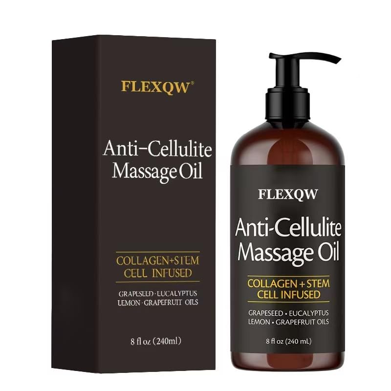 FLEXQW bottle front view showing branding and 8 fl oz size with clear benefits