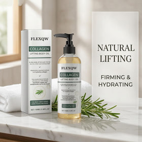 FLEXQW absorbed on skin showing dry-touch finish and soft luminous appearance