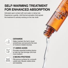 FLOLAND applied to wet hair demonstrating smooth coverage and detangling