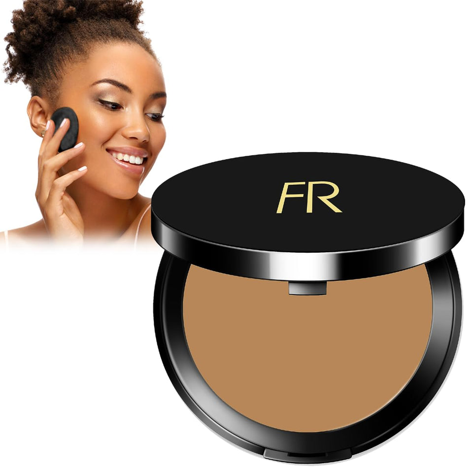 Flori Roberts front compact shot showing sleek packaging and portable design benefit: easy travel use