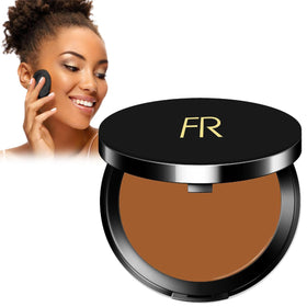 Flori Roberts compact front packaging showing product for travel convenience
