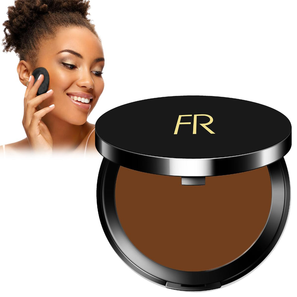 Flori Roberts compact front packaging showing product and brand appeal