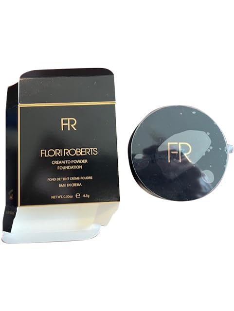 Flori Roberts label close-up highlighting vitamins A and E benefits